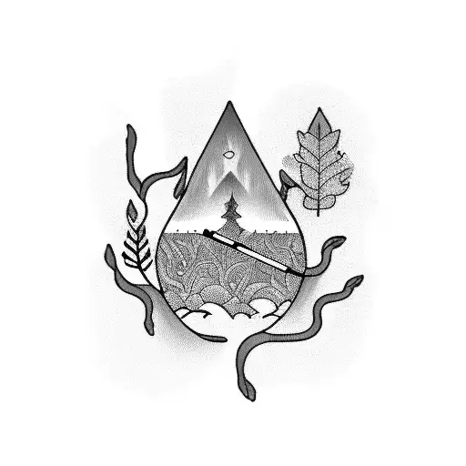 Smoking A Joint In A Mystical Forest