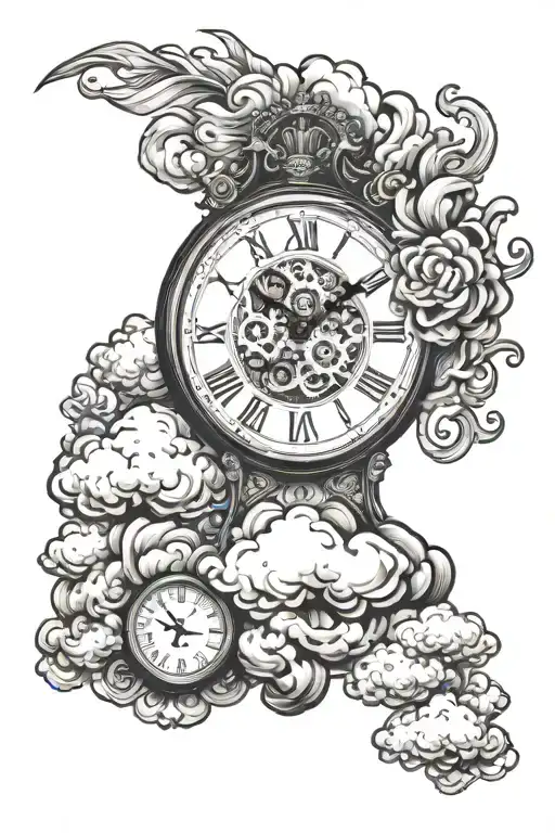 Clock And Clouds