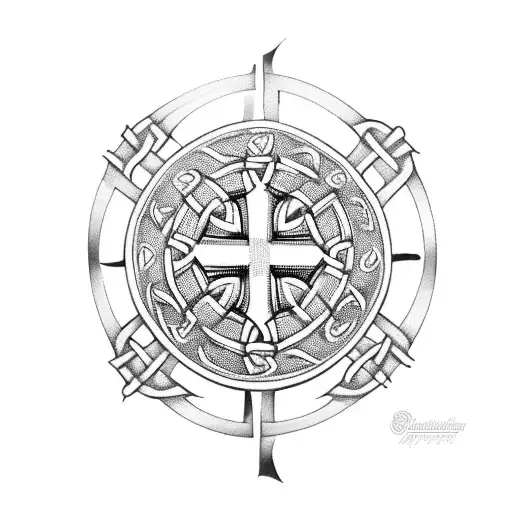 Celtic Cross Swaztika