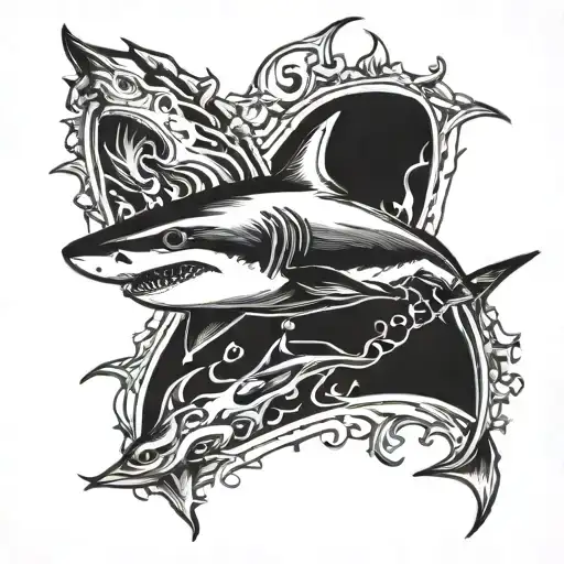 Shark Tatto Design