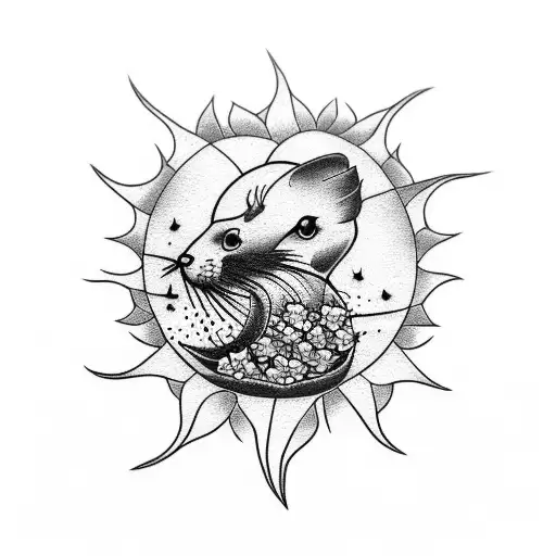 Cherry Blossoms With Sun