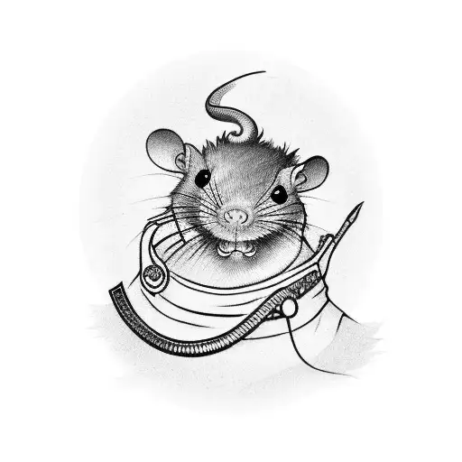 A Rat Dressed Up As A Roman Senator