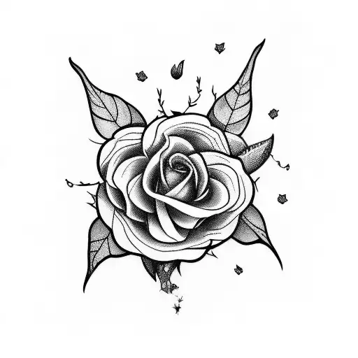 Witch Flowers Herbs Magic One Line