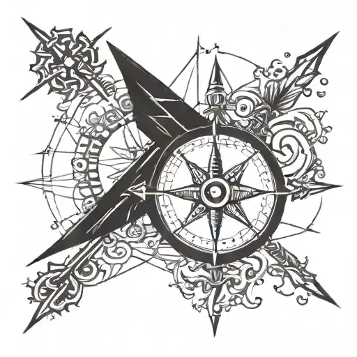 Compass With Arrow