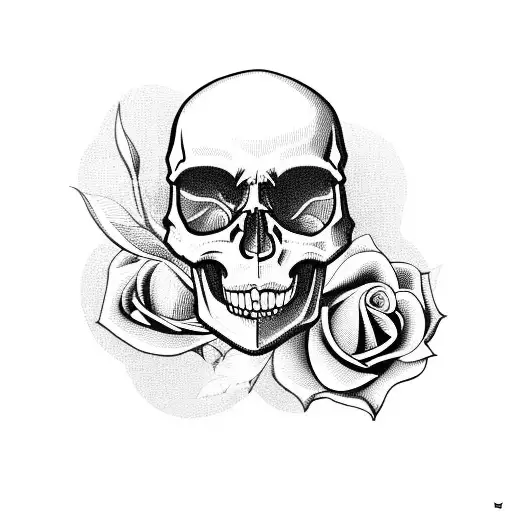 Skull And Roses