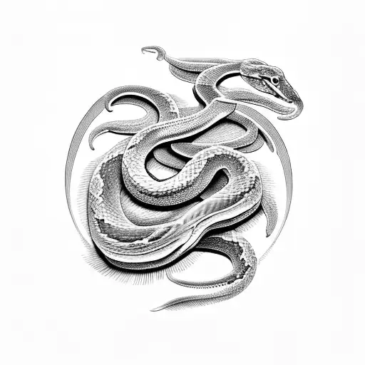 A Snake Symbol Oroborus