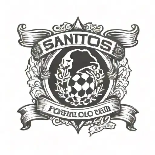 Santos Football Club With Chato Written In Logo Incorporated