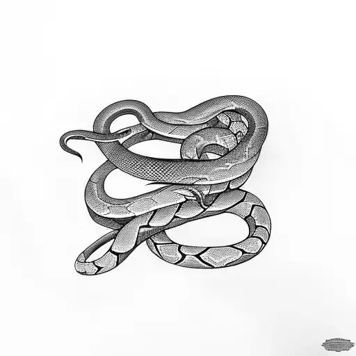 Snake Going Around Gun