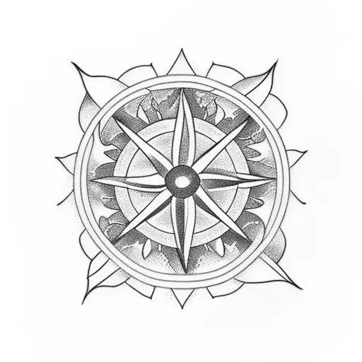 Carnation And Compass