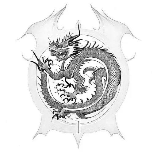 Dragon Chino Para El Brazo
