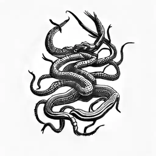 Snake Fighting Scorpion