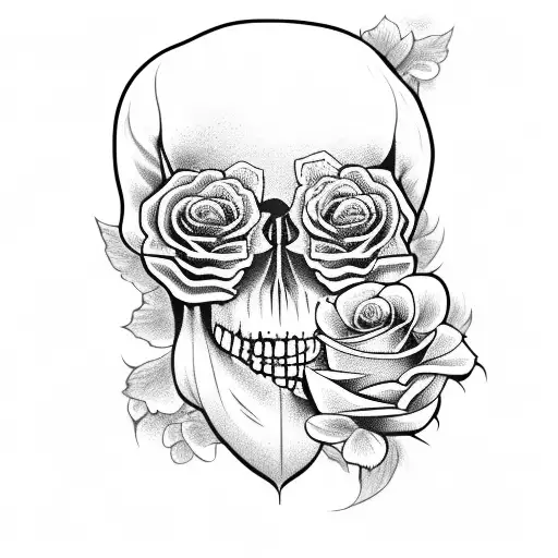 Skull And Roses