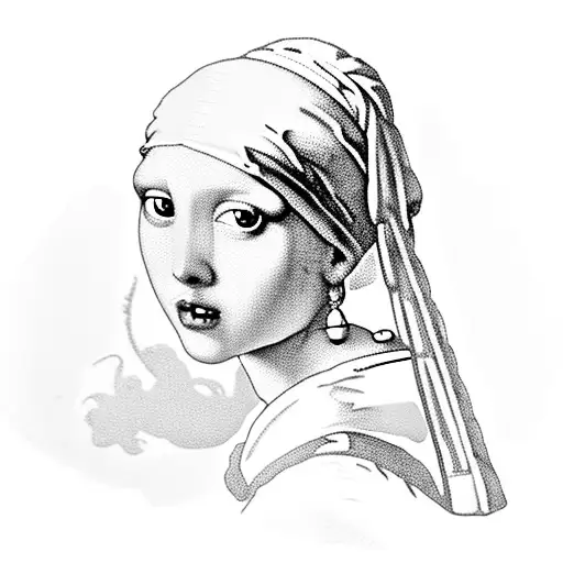 Girl With A Pearl Earring Vermeer As An Angel