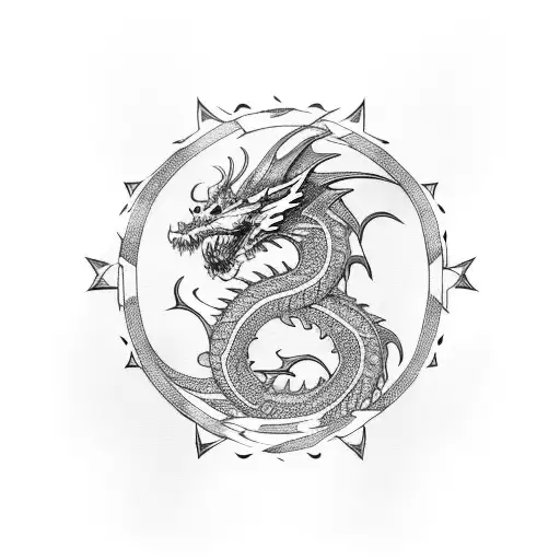 Nordic Dragon Full Body Wrap Around