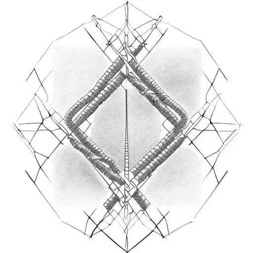 Dna Double Helix Intertwined With A Cross