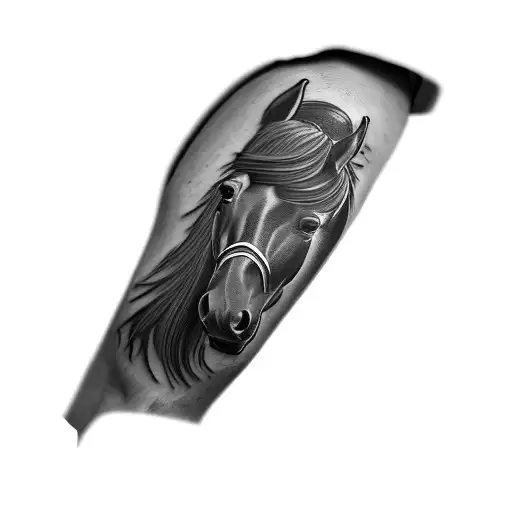 A Man Riding A Horse