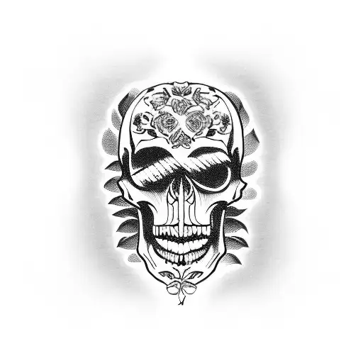 Roses Skull Firearms Family