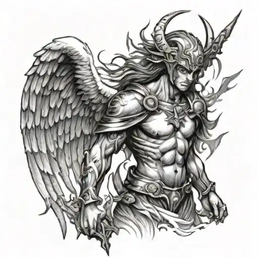 Warrior Angel Half Demon