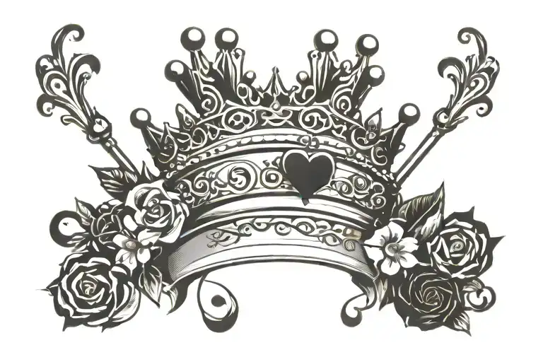 Word Queen With A Queen Crown