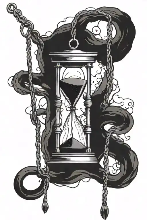 Hourglass Hanging From A Noose