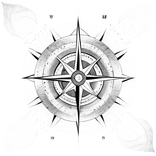 Leaves Compass Night