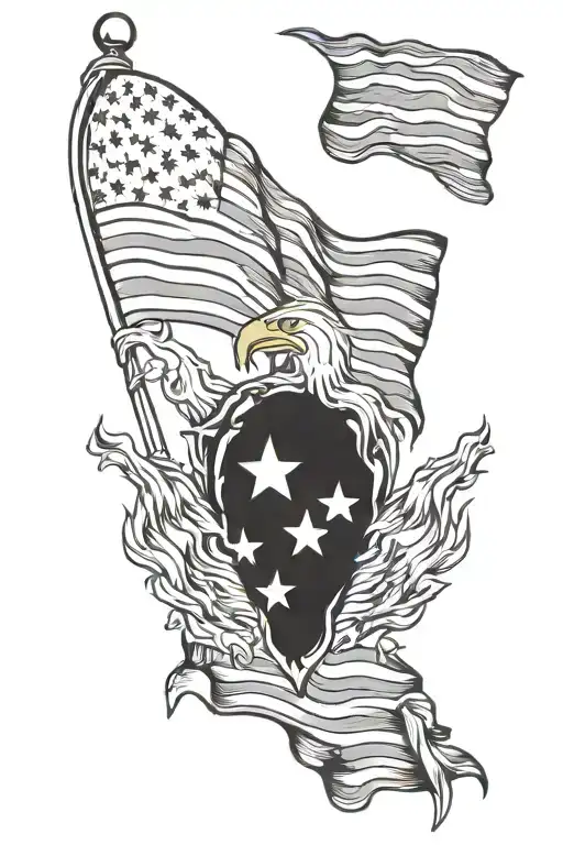 Patriotic American Flag Background