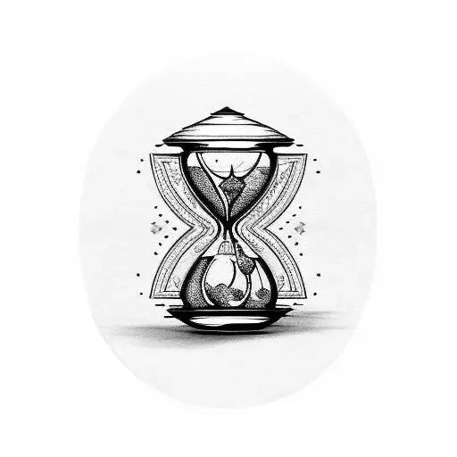 Hourglass With Intricate Details