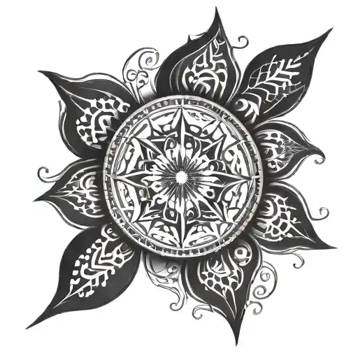 Simple Unique Shape To Cover Up A Circular