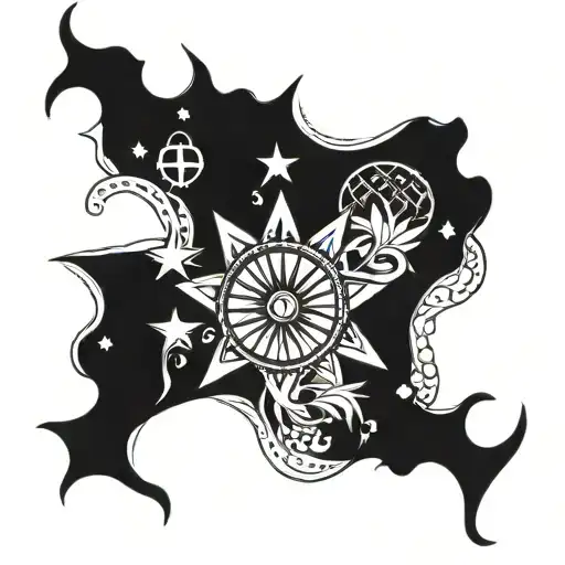 Filipino Sun And Stars