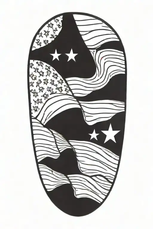 Patriotic American Flag Background