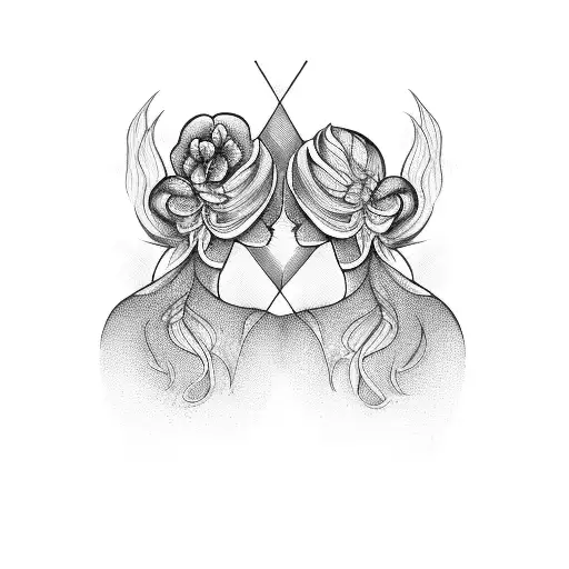 Two Women Twin Flame