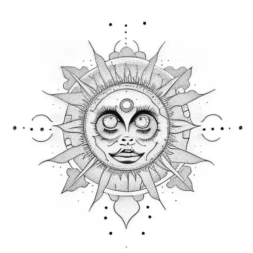 Sun With Eyes