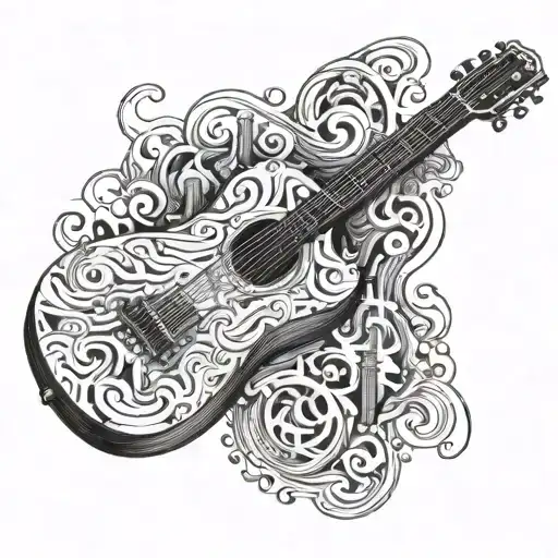 Guitar Mixed With A Ak-47