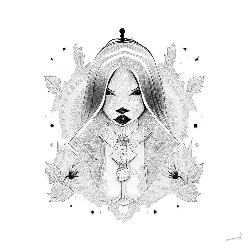 No Bitches Cartoon Style