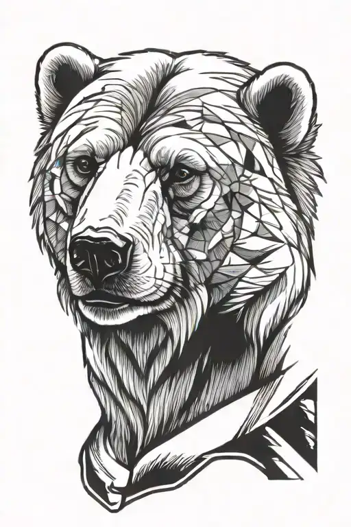 Polar Bear Head Spartan