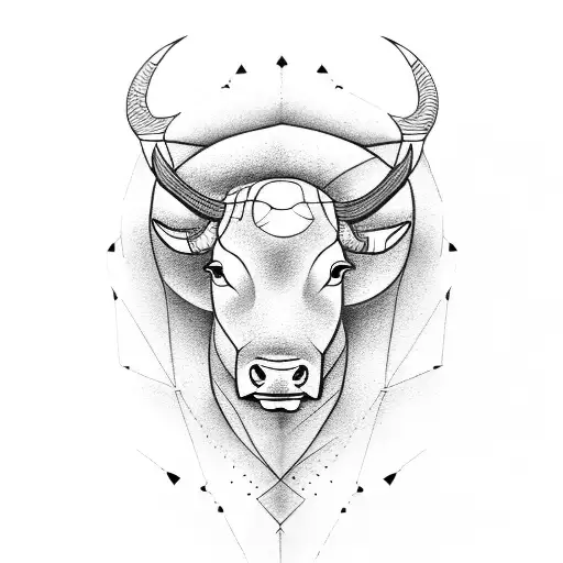 A Tattoo Of A Bull