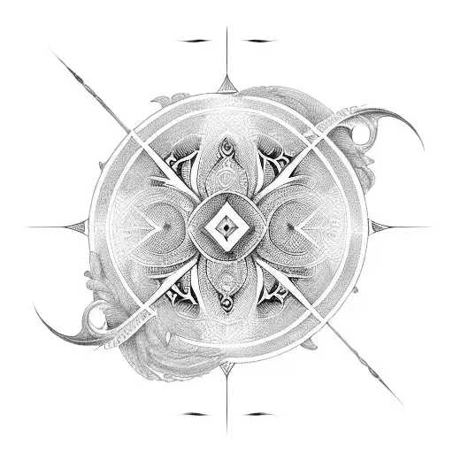 A Mystical Tarot Card Deck With Intricate Patterns