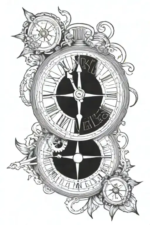 Clock And Compass