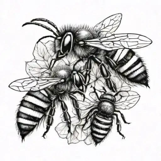 Bee Father And Daughter