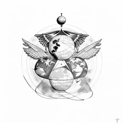 Globe With Wings