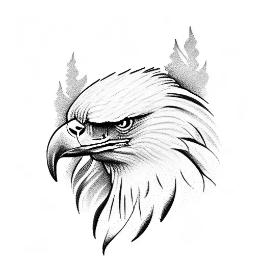 Eagle With Barbell