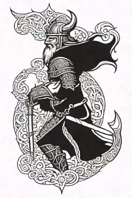 Old Style Viking Warrior