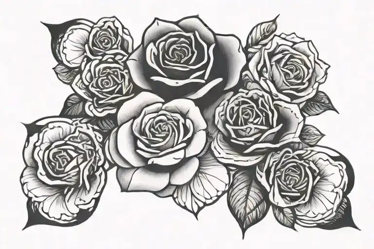 Infinity And Rose Petals