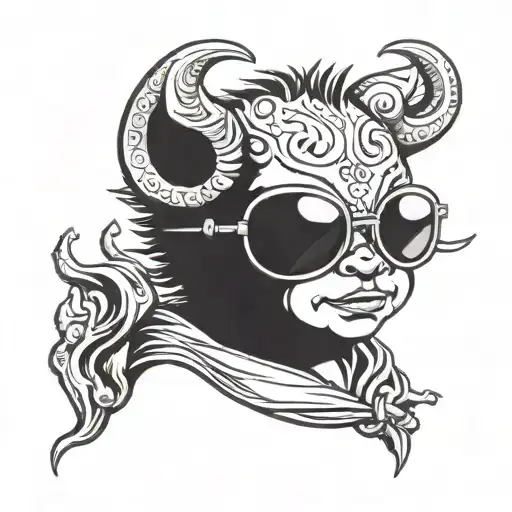 Baby Devil With Sunglasses