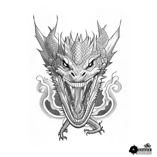 Dragon Eating Naruto