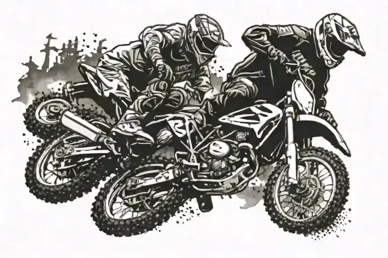 Memorial Piece For Brother W Dirt Bike Jumping