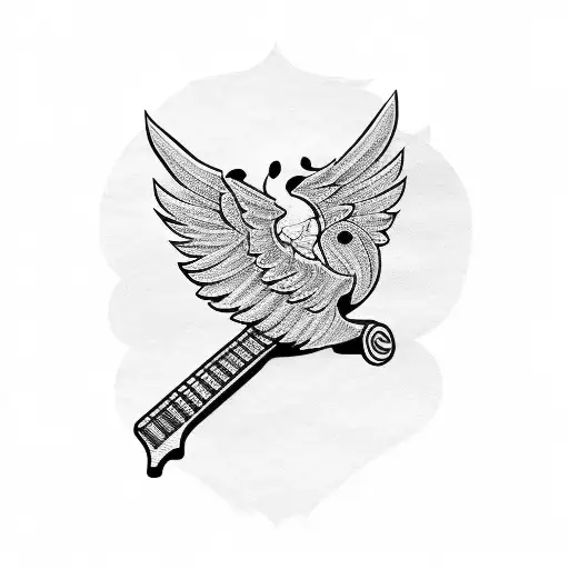 Guitar With Wings