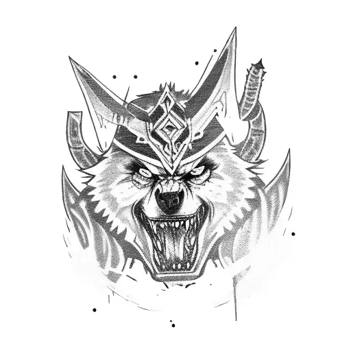 Orc Shaman With Wolf