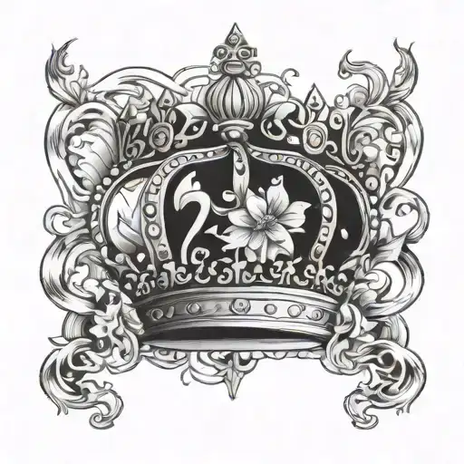 Crown With 7 Heavenly Virtues
