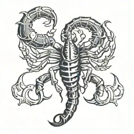 Scorpio Symbol And Heart